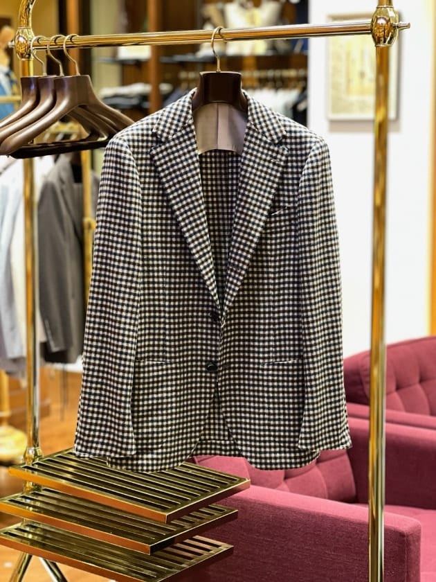 Brilla per il gusto＞ LORO PIANA FABRIC カシミヤ ガンクラブ