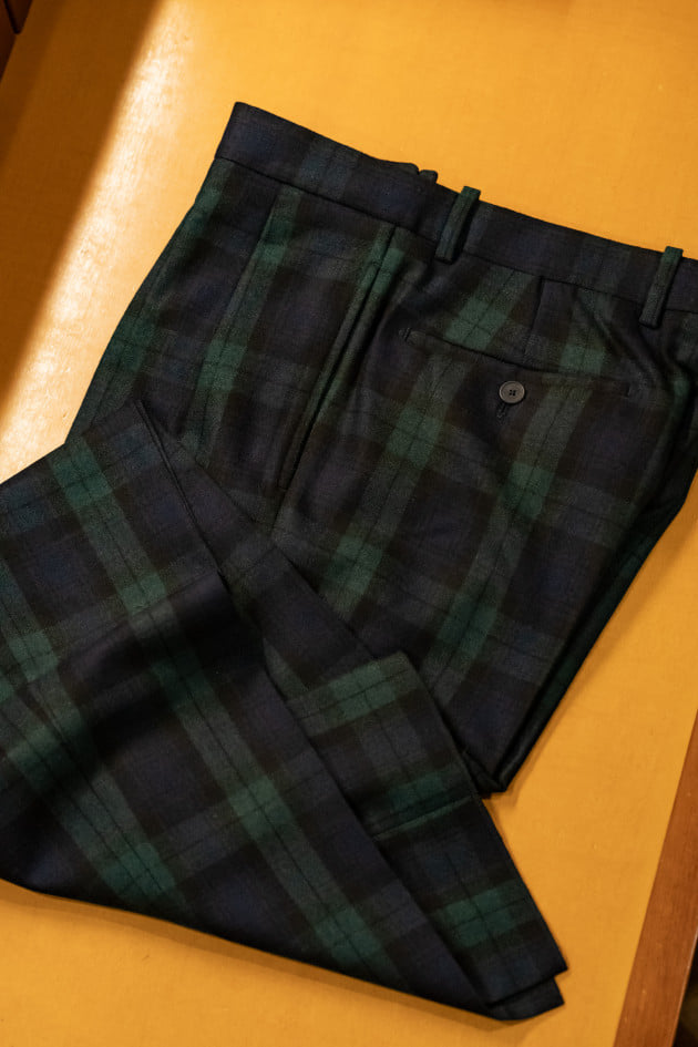 BERNARD ZINS＞ブラックウォッチスラックス｜ビームス ライフ 横浜｜BEAMS