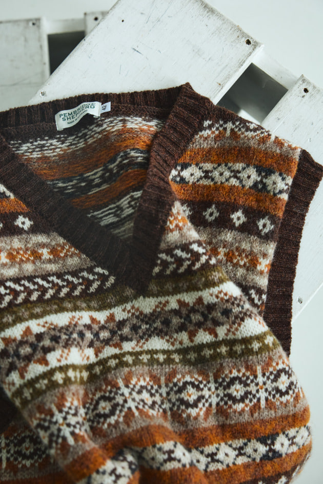 PEMBRIDGE SHEPHERD〉フェアアイルニットベスト｜ビームスF