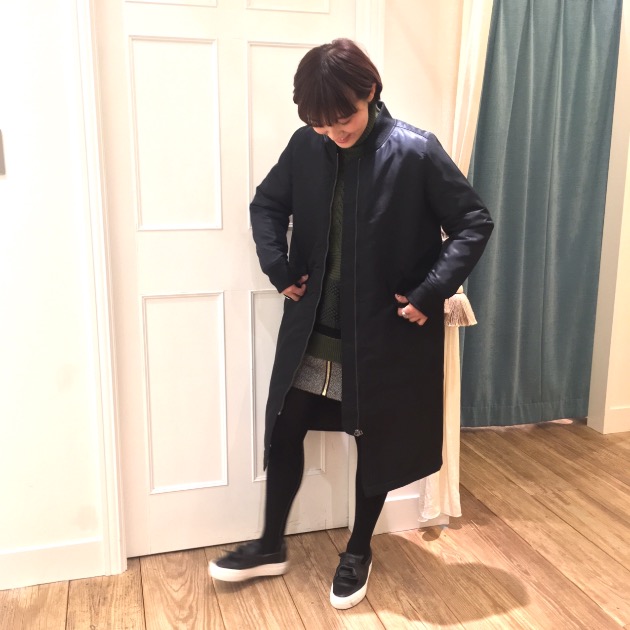 ○Ray BEAMS○アウターフェアのおすすめはロングMA-1コート☆｜Ray