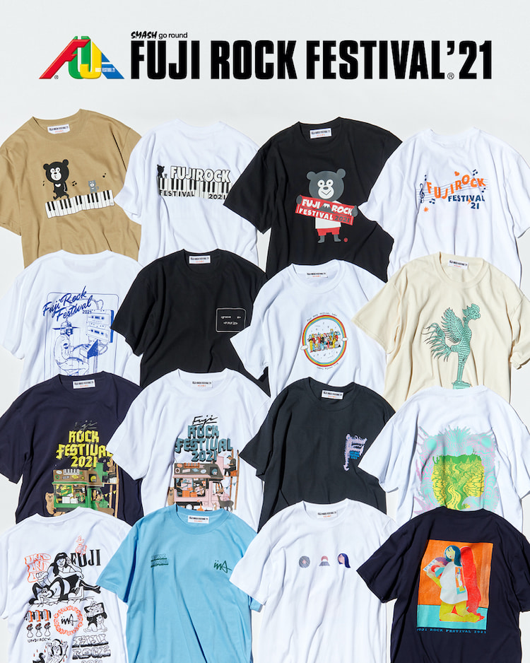 FUJI ROCK FESTIVAL'21 × BEAMS オフィシャルTシャツの予約受付が