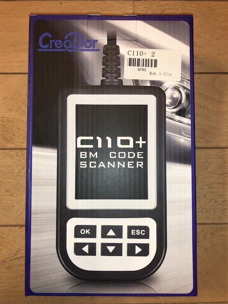 BMW（&MINI）用の故障診断機を買ってみる：Creator社製C110+/コード