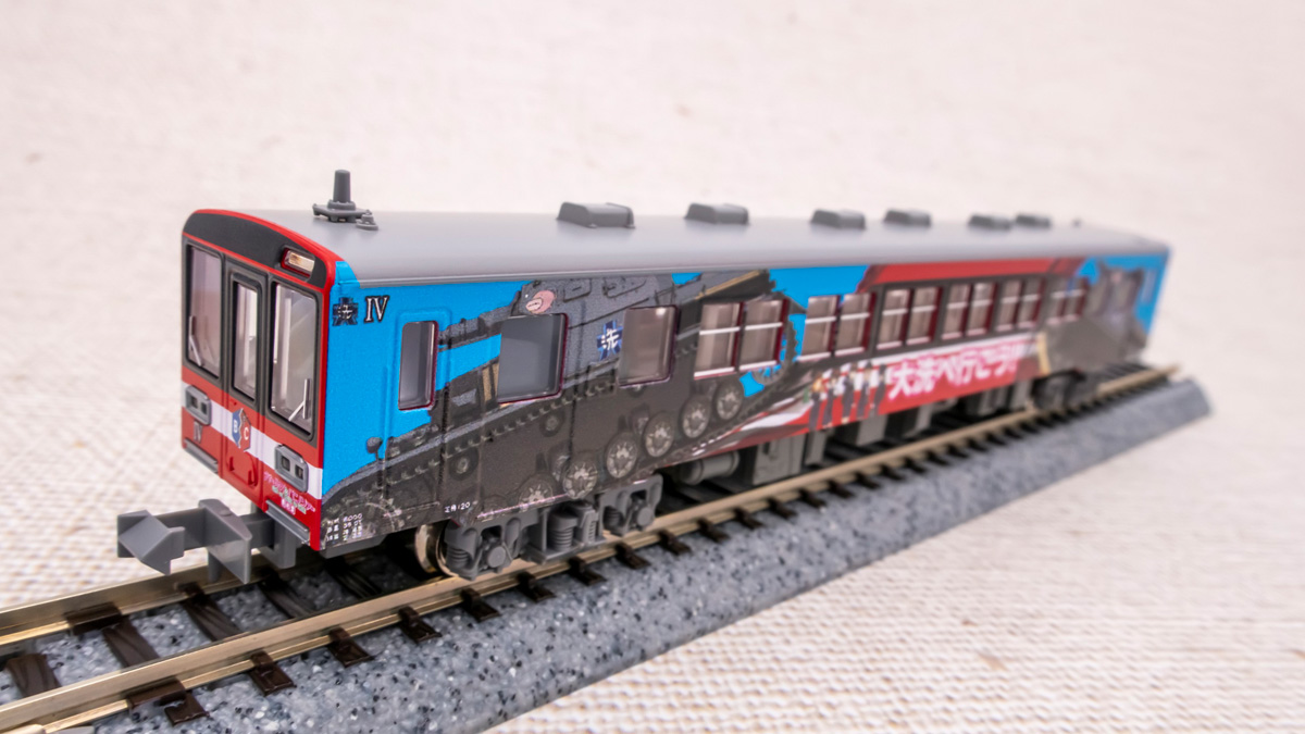 Nゲージ】「ガルパン ラッピング電車」と「ファーストカーミュージアム