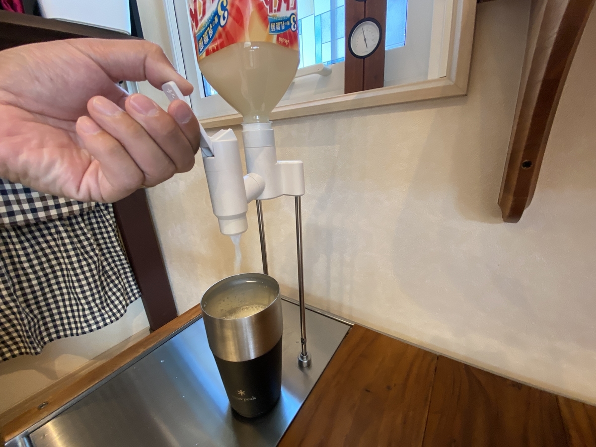 スノーピーク IGTウォーターディスペンサーを設置してみた - パダワン