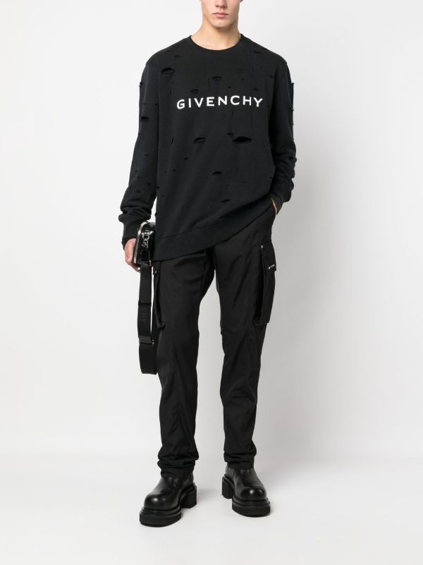 GIVENCHY ダメージ加工スウェット