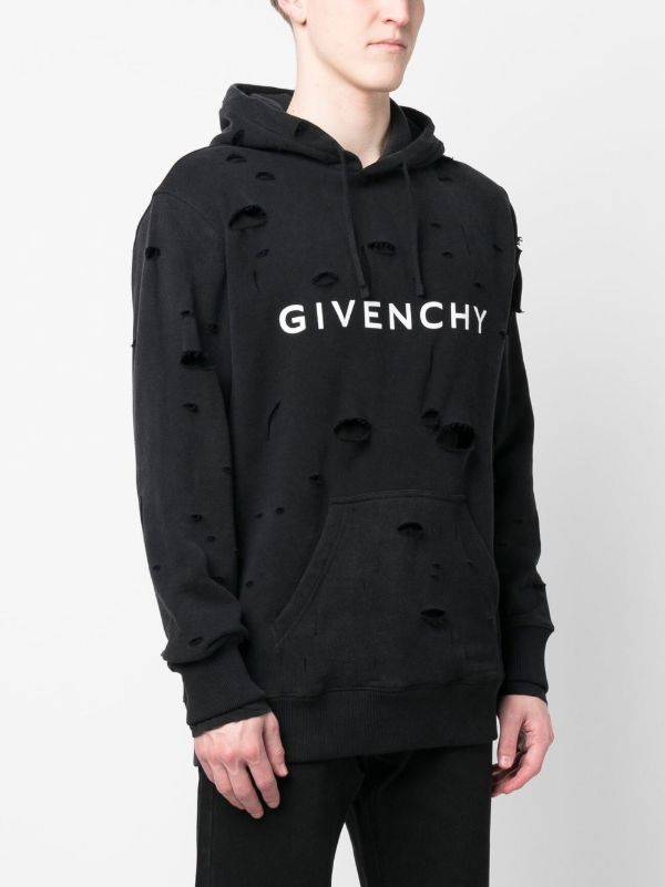 Givenchy ダメージ パーカー | ブラック | FARFETCH JP