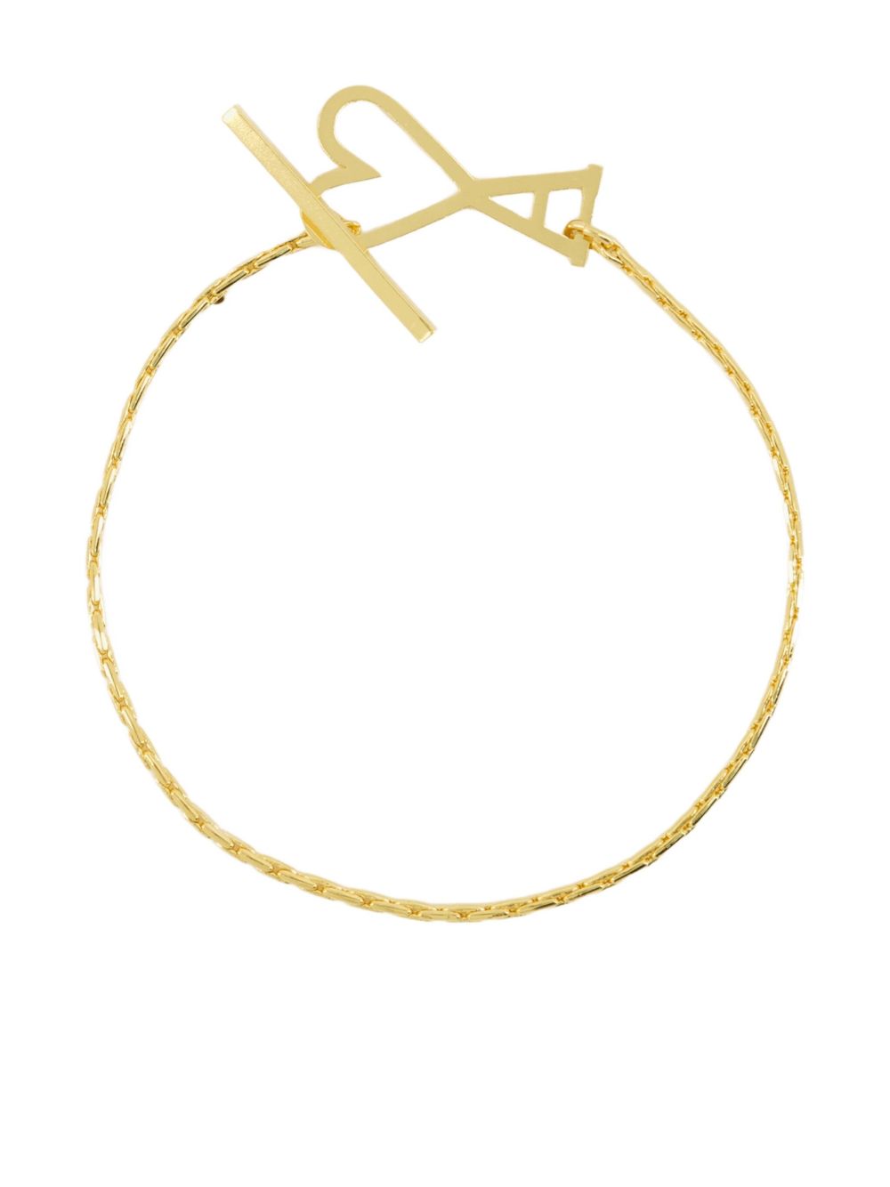 AMI Paris AMI DE COEUR チェーンブレスレット | ゴールドトーン