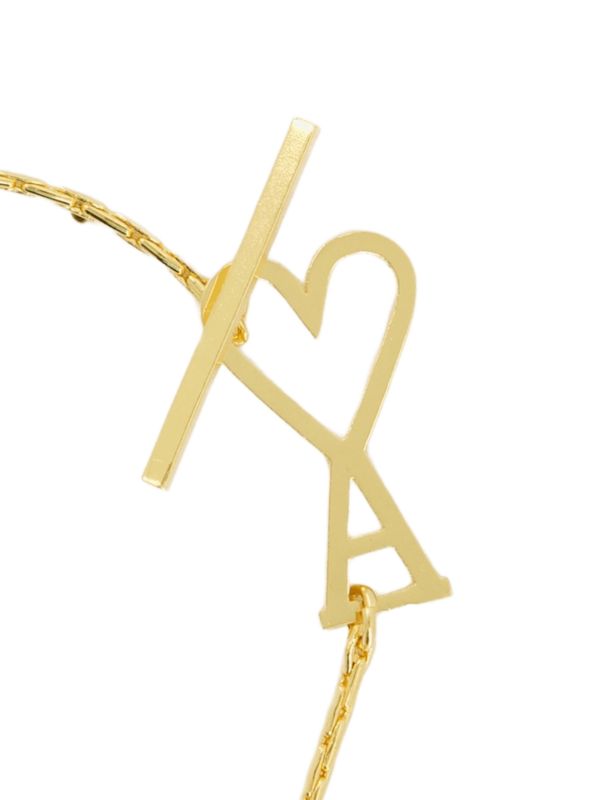 AMI Paris AMI DE COEUR チェーンブレスレット | ゴールドトーン