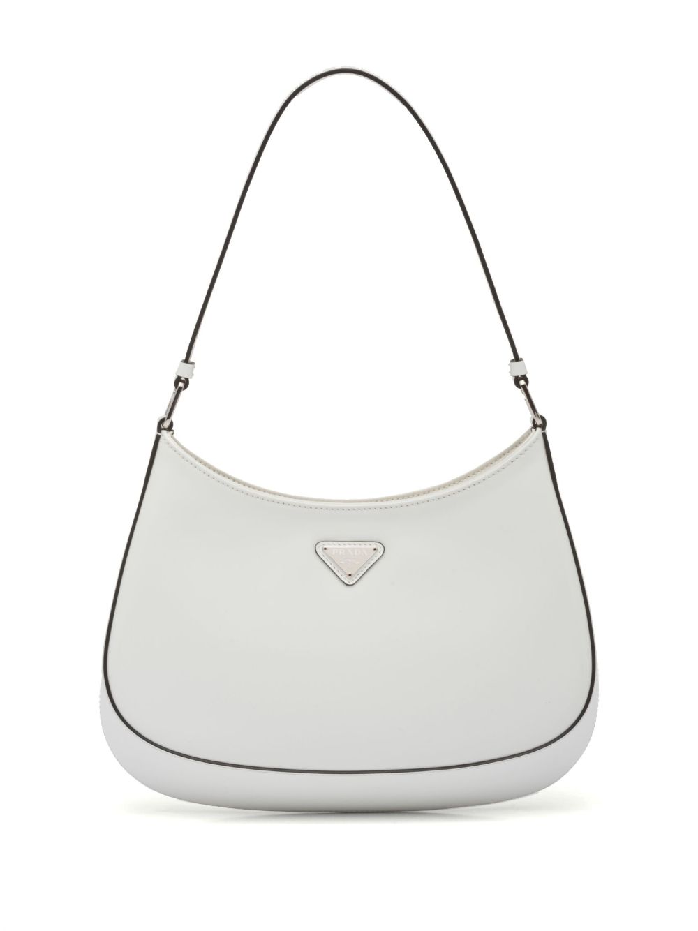 Prada クレオ レザーショルダーバッグ | ホワイト | FARFETCH JP