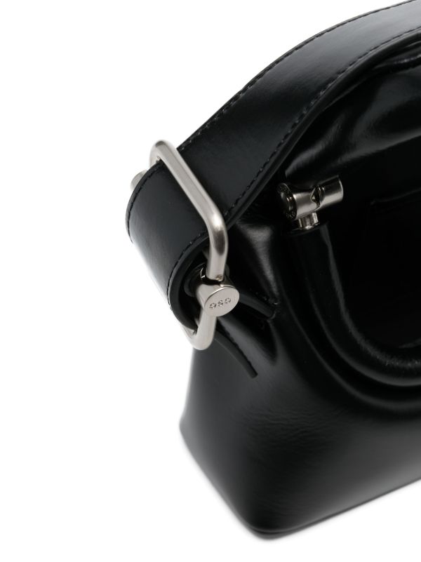 Osoi Folder Brot レザーショルダーバッグ | ブラック | FARFETCH JP