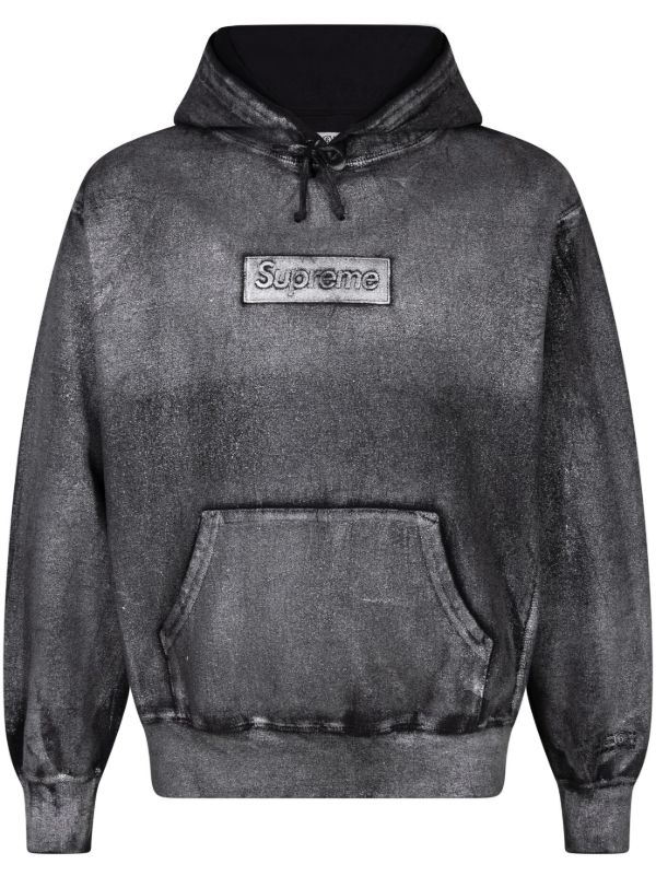 Supreme x MM6 Maison Margiela ロゴ パーカー | ブラック | FARFETCH JP