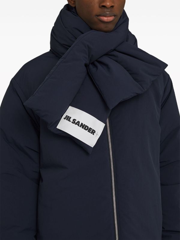 Jil Sander ダウンスカーフ | ブルー | FARFETCH JP