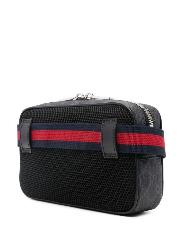 Gucci GGパターン ベルトバッグ | ブラック | FARFETCH JP