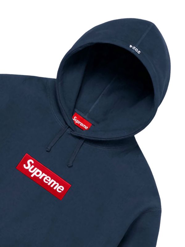Supreme ロゴ パーカー | ブルー | FARFETCH JP