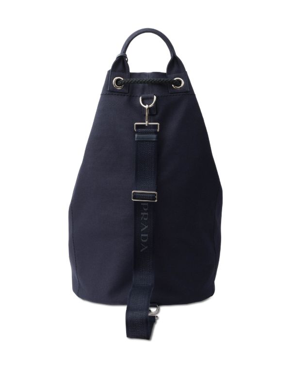 Prada ドローストリング バックパック | ブルー | FARFETCH JP