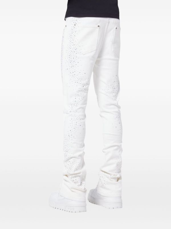 GUAPI Starry Sky Jeans | White | FARFETCH