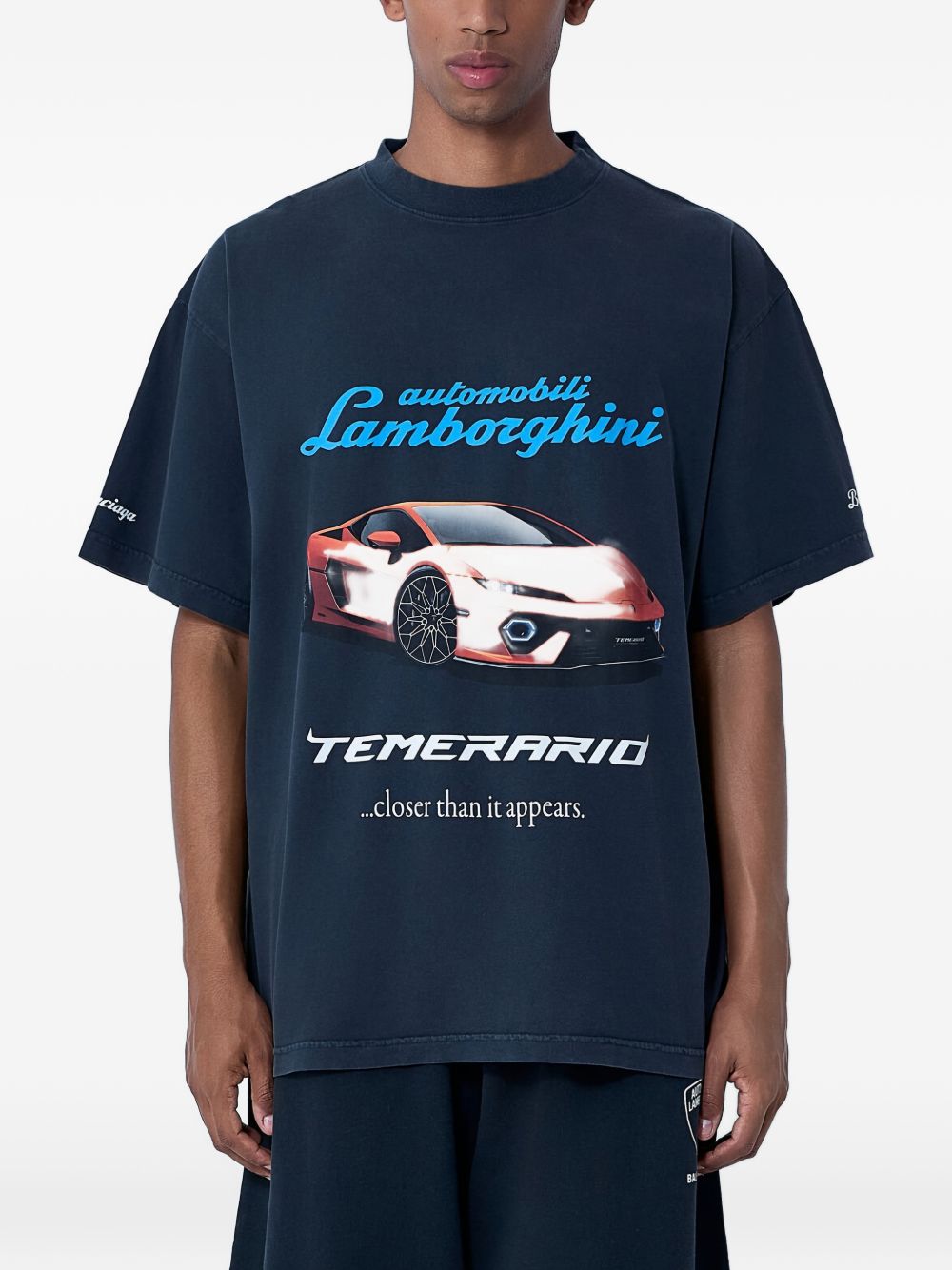 Balenciaga Lamborghini Tシャツ | ブラック | FARFETCH JP