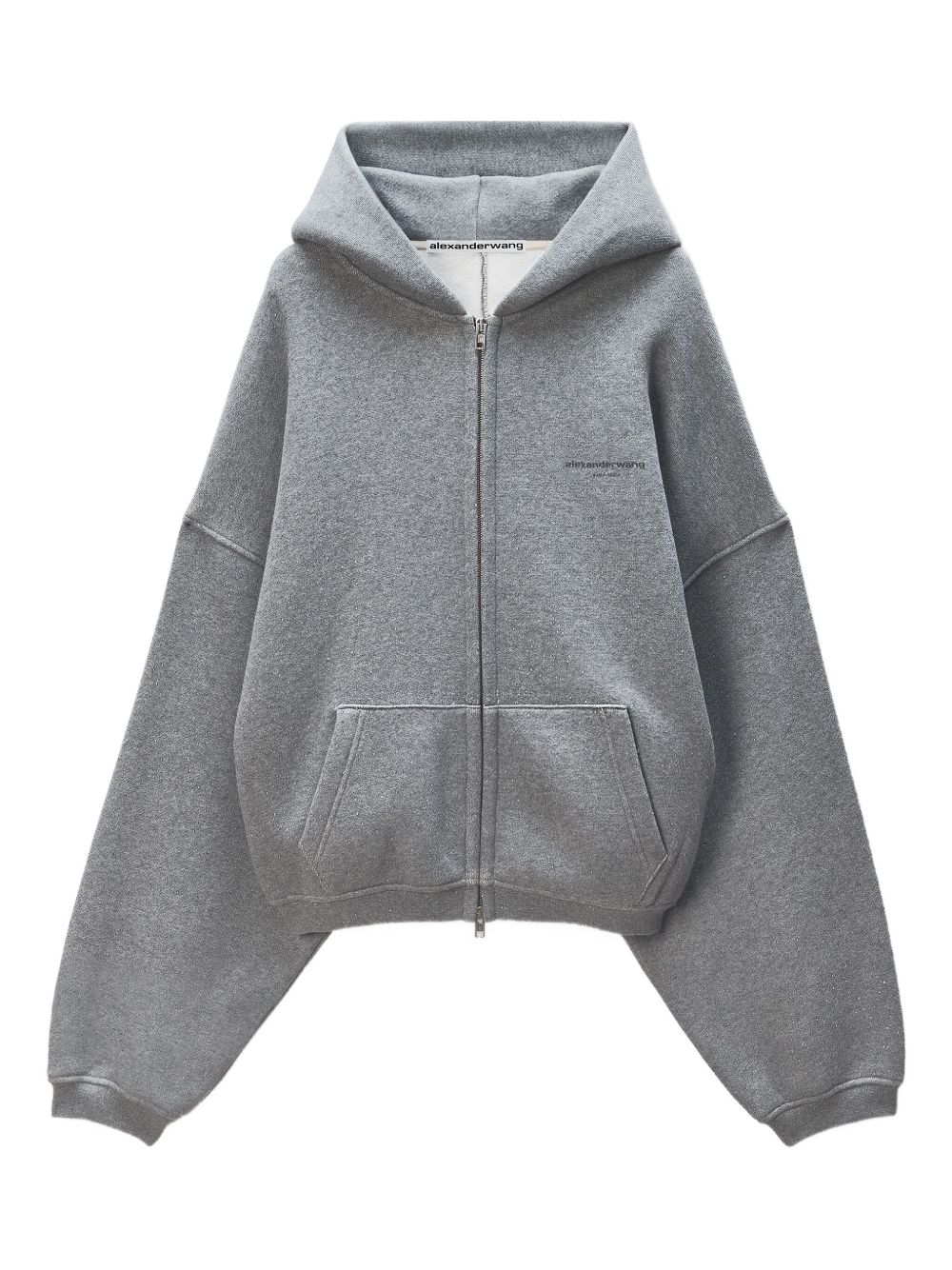 Alexander Wang zip-up Hoodie | Grey | FARFETCH