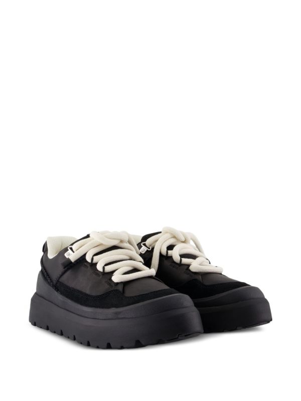 UGG Heritage Utility Leather lace-up Sneakers | Black | FARFETCH