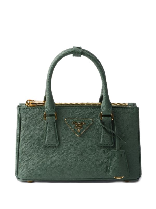 Prada ガレリア ミニバッグ | グリーン | FARFETCH JP