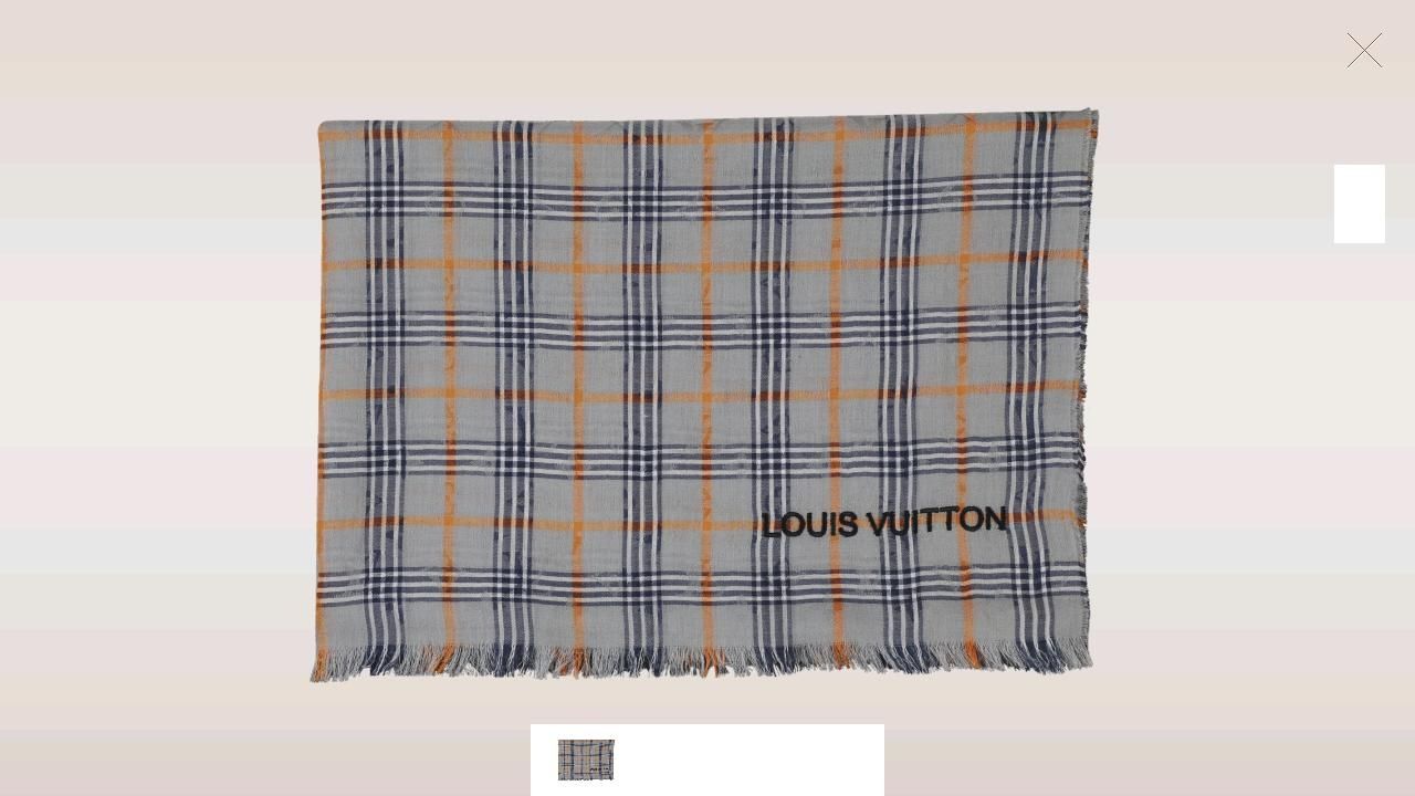 関税なし ルイヴィトン マサイ タータン ストール (Louis Vuitton