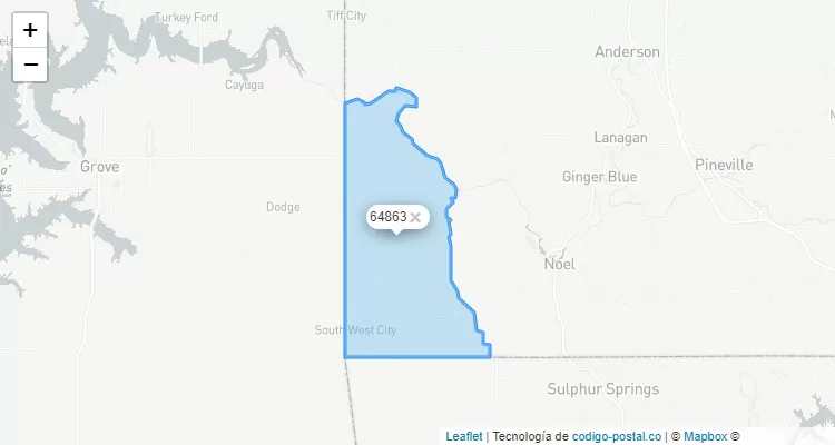 64863 ZIP Code - United States