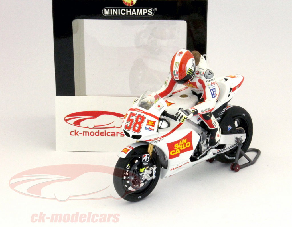 Minichamps 1:12 マルコ·シモンチェリMotoGPのライダーフィギュア