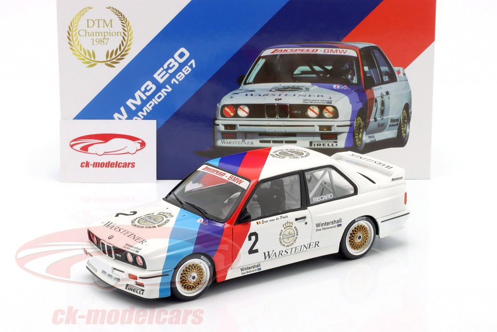 WERK83 1:18 BMW M3 (E30) #2 DTM チャンピオン 1987 Eric van de