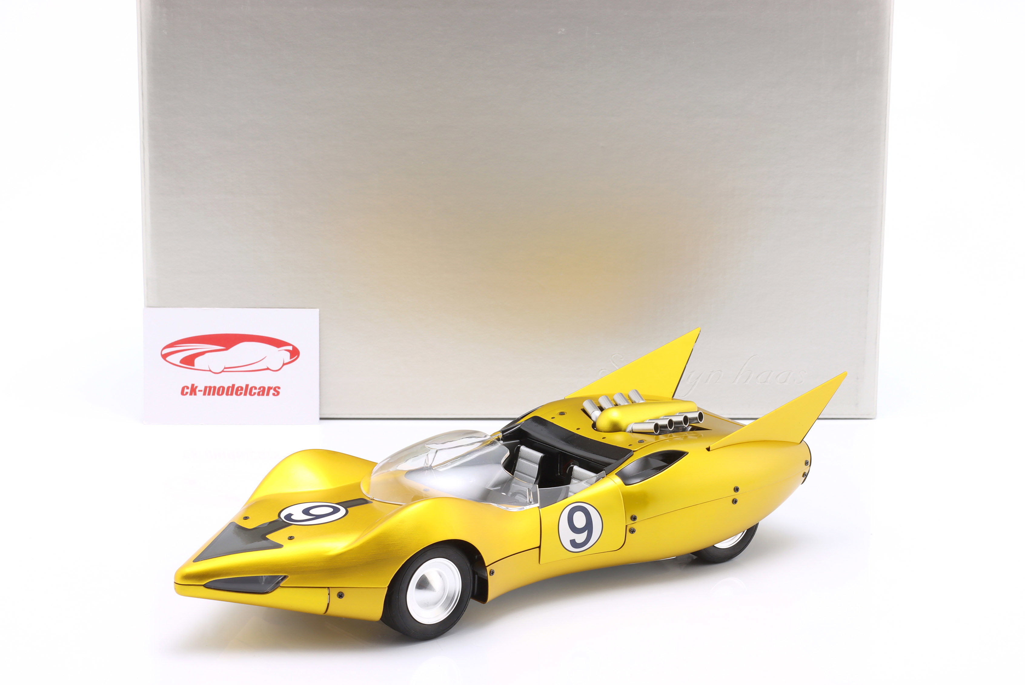 Schwyn Haas 1:18 Hamilton Speed Racer Shooting Star #9 gul HAM-011