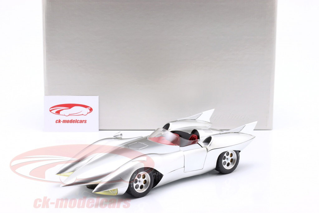 1:18 Hamilton Speed Racer Mach 5 silver metallic Schwyn Haas HAM