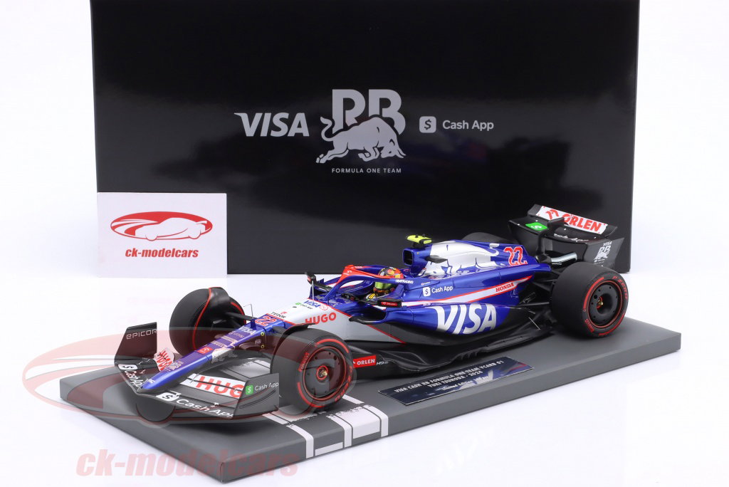 Minichamps 1:18 Yuki Tsunoda RB VCARB 01 #22 formula 1 2024
