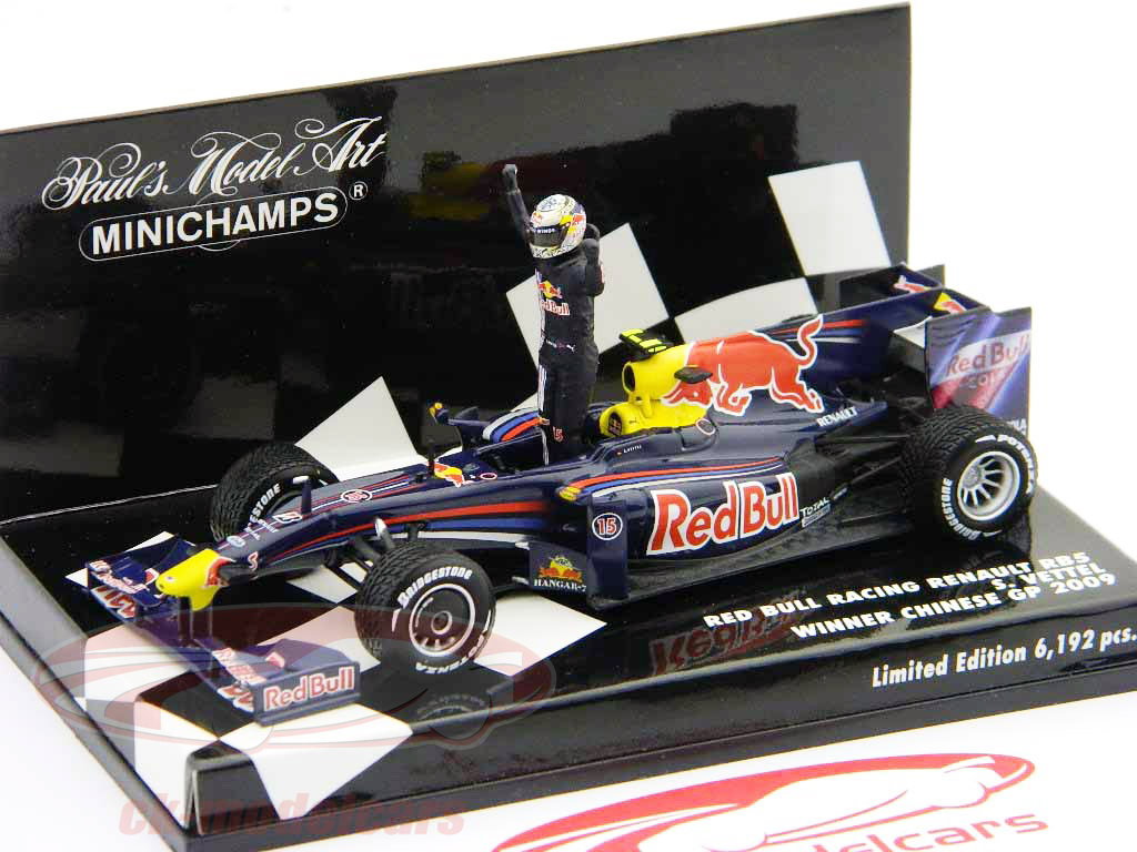 Minichamps 1:43 S.ベッテルレッドブル·ルノーRB5受賞中国GP