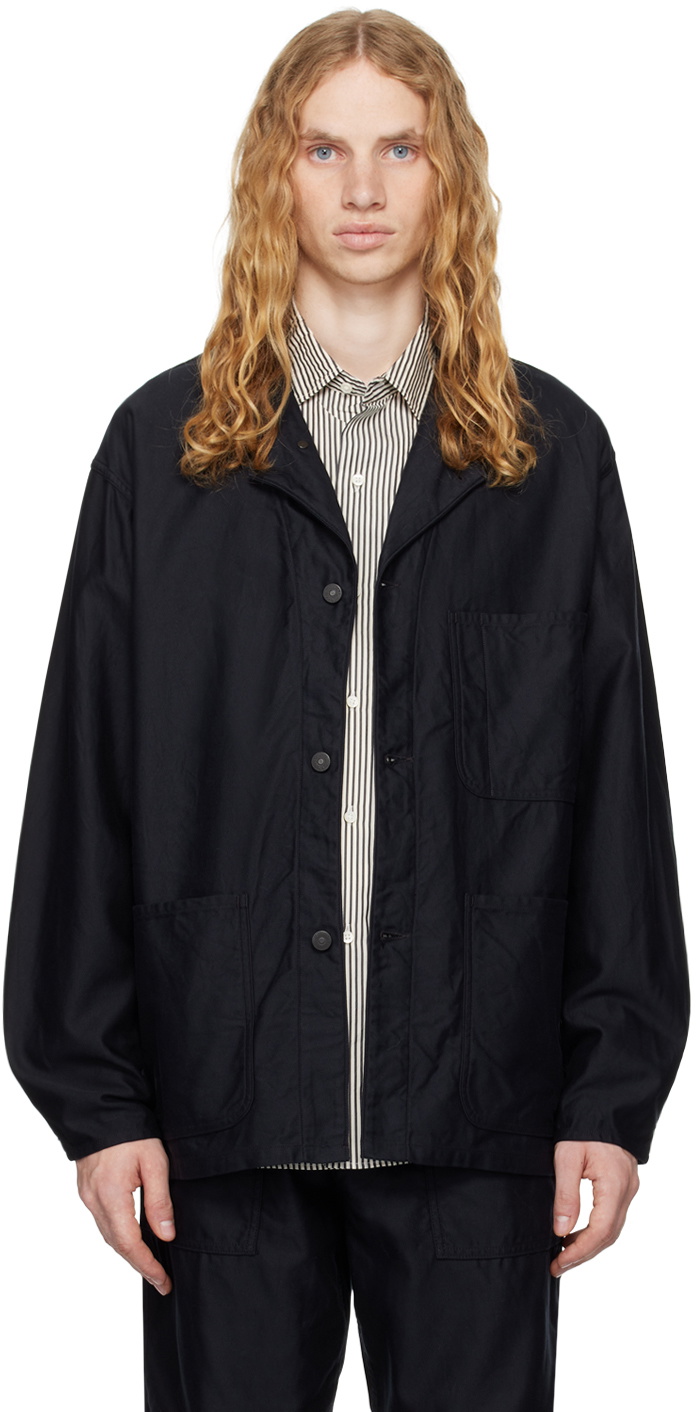 KAPTAIN SUNSHINE Navy Coverall Jacket Kaptain Sunshine
