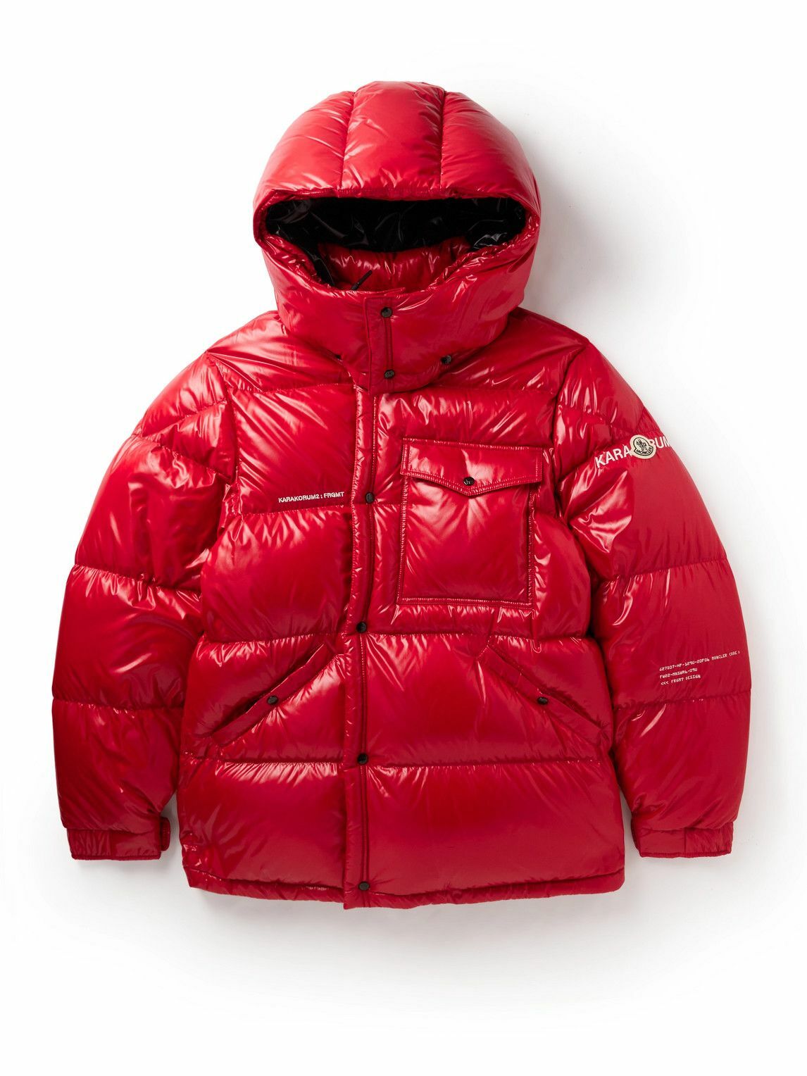 Moncler Genius - 7 Moncler FRGMT Hiroshi Fujiwara Quilted glossed