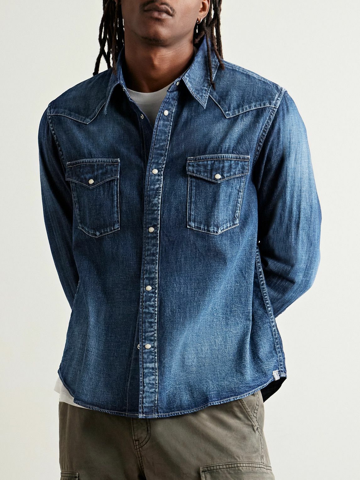 Visvim - Social Sculpture Denim Western Shirt - Blue Visvim