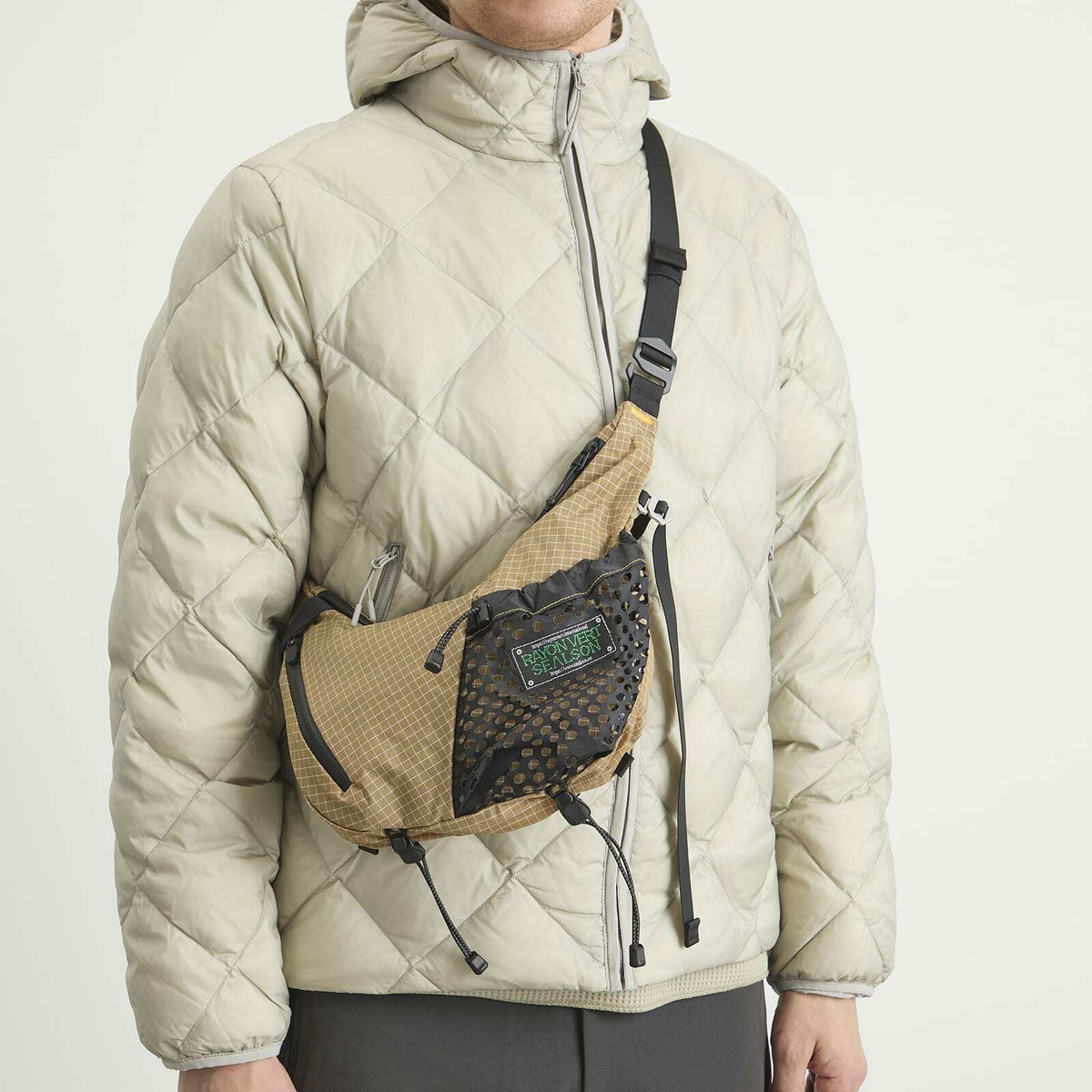 SEALSON x Rayon Vert M2 Cross Body Bag in Khaki SEALSON