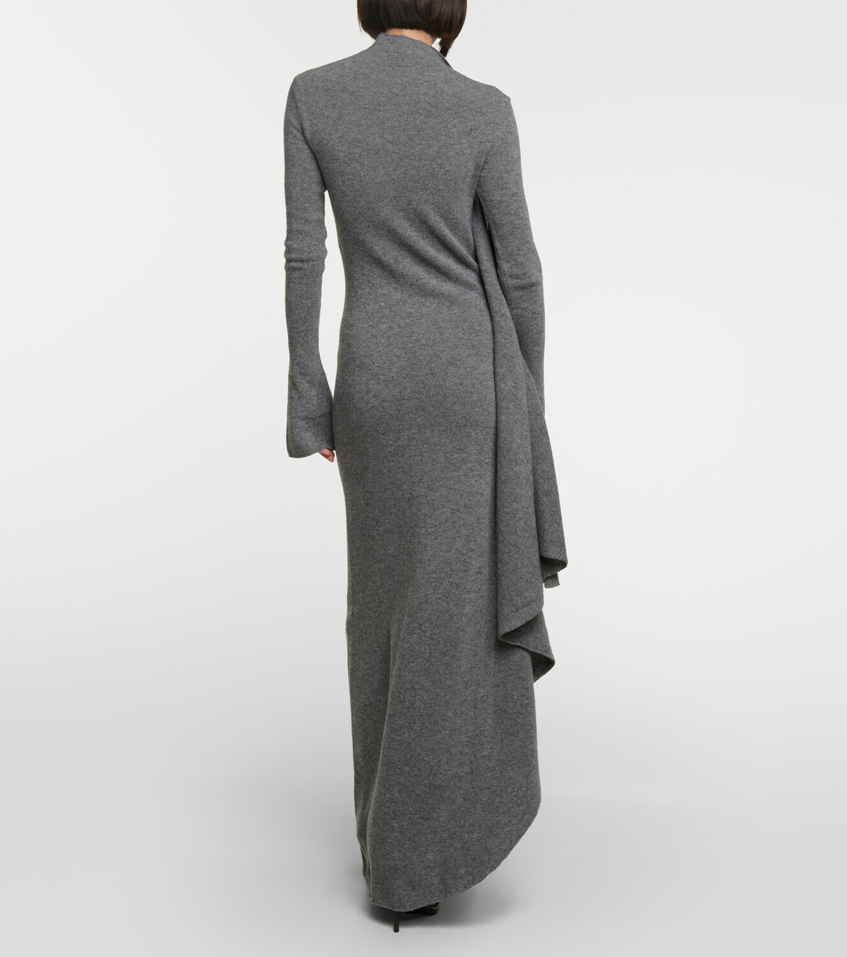 Ann Demeulemeester Zorka draped wool and cashmere maxi dress Ann