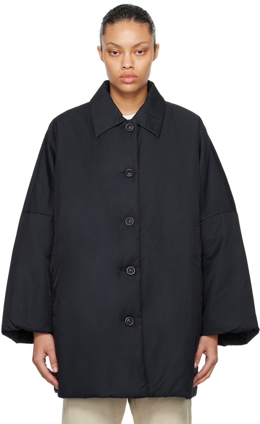 CASEY CASEY Navy Triangle Coat CASEY CASEY