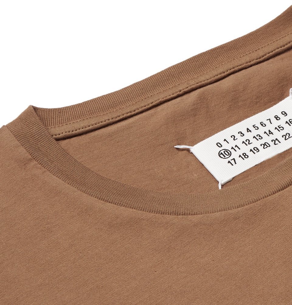 Maison Margiela - Garment-Dyed Cotton-Jersey T-Shirt - Men - Light