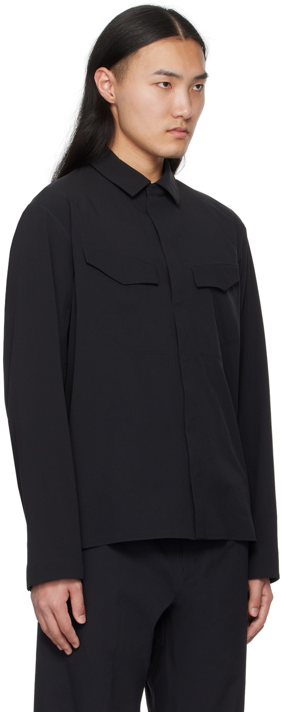 Veilance Black Field Shirt Arc'teryx Veilance