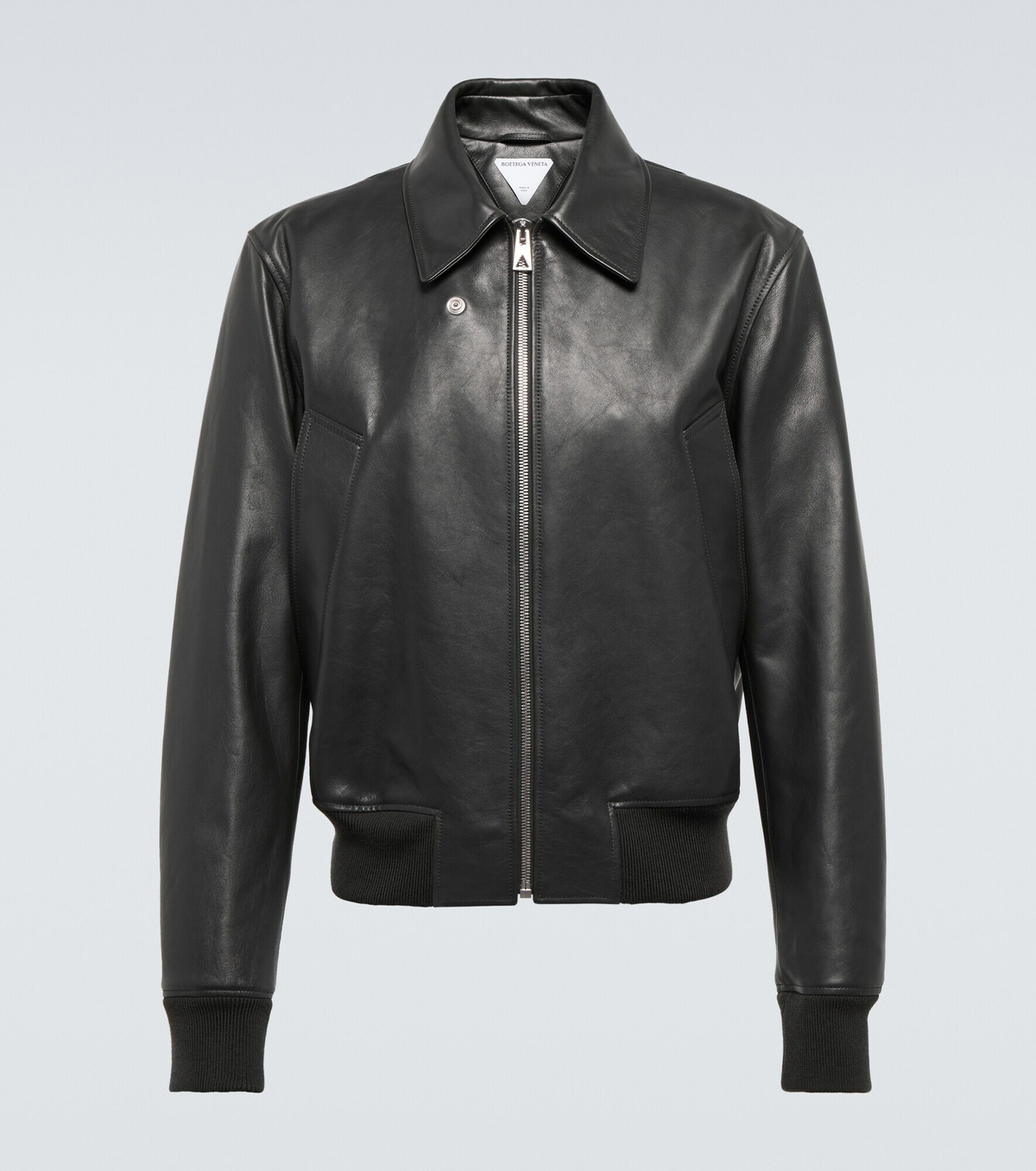 Bottega Veneta - Leather blouson jacket Bottega Veneta