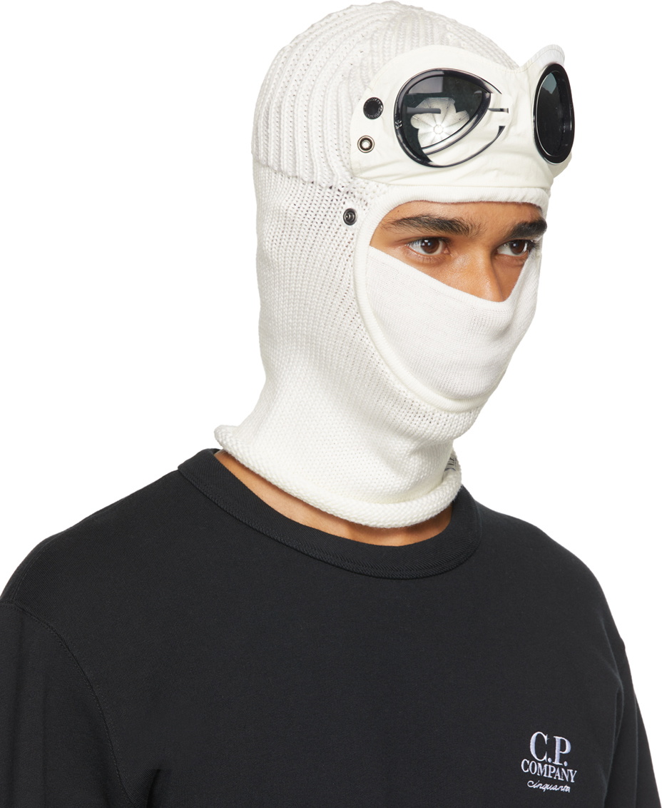 C.P. COMPANY バラクラバ ホワイト C.P. Company Off-White Goggle