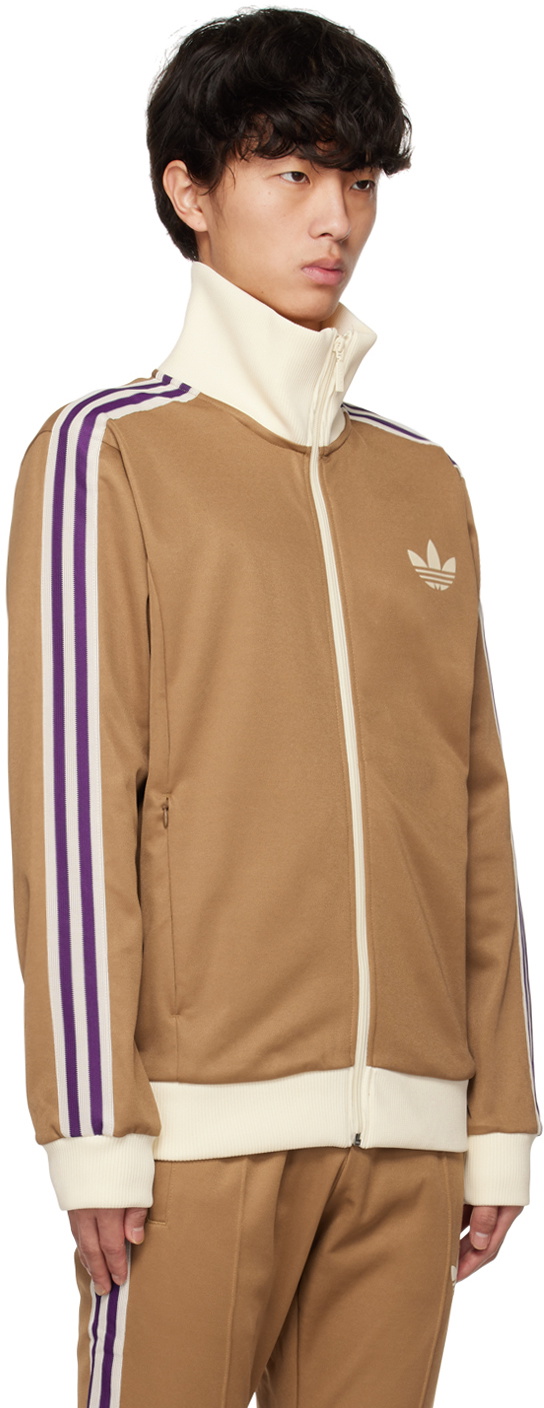 adidas Originals Brown Adicolor Heritage Now Track Jacket adidas