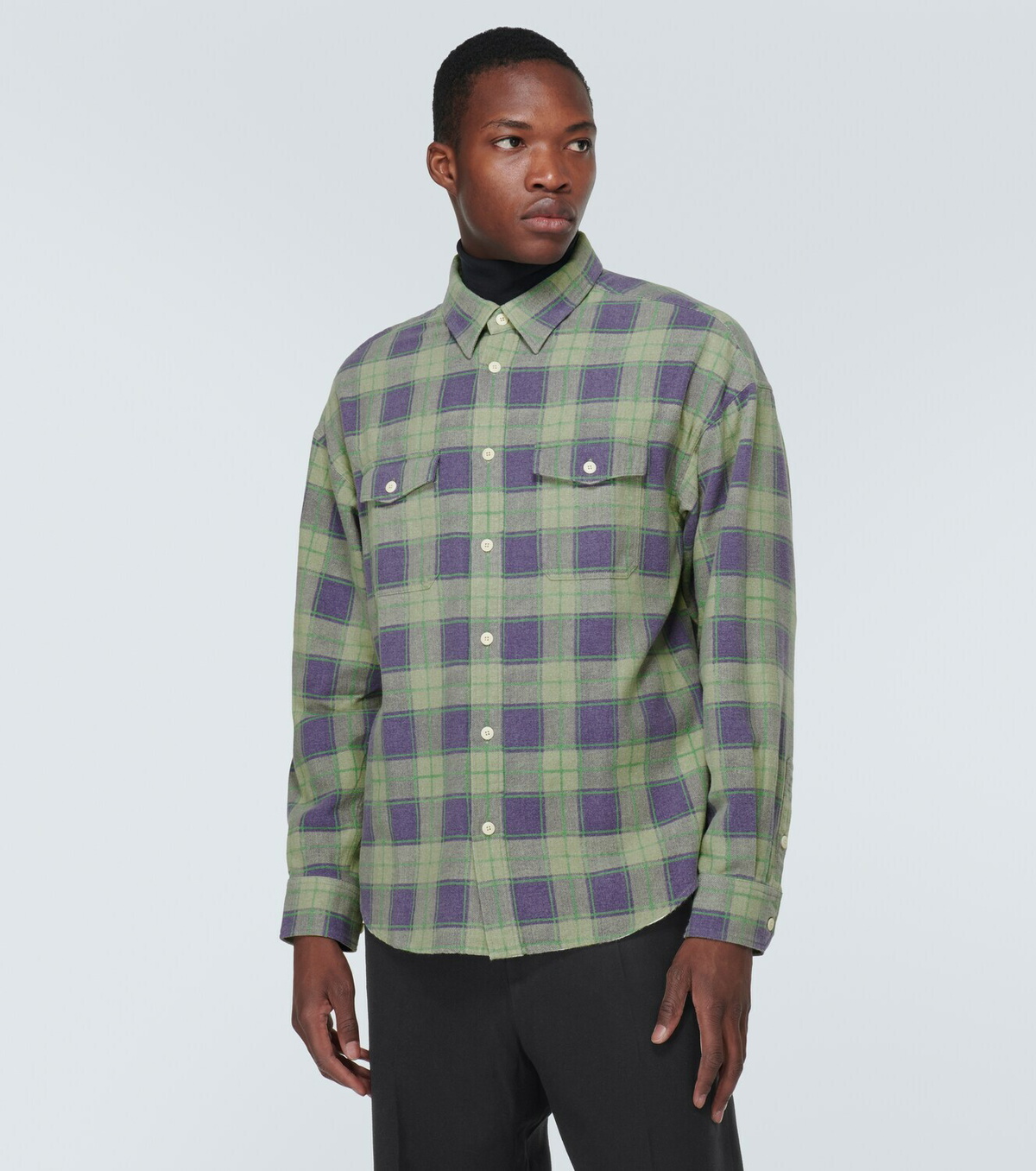 Visvim Pioneer Khadi checked cotton shirt Visvim