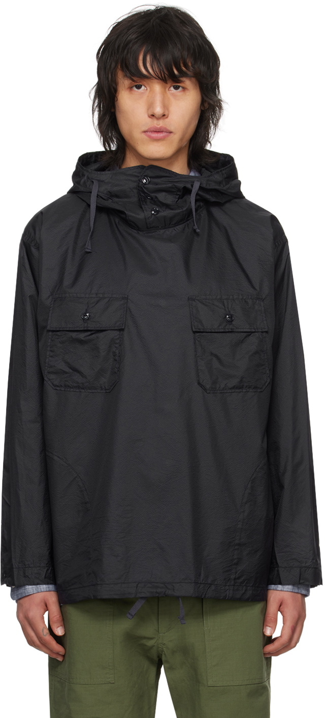 Engineered Garments Navy Cagoule Shirt Engineered Garments