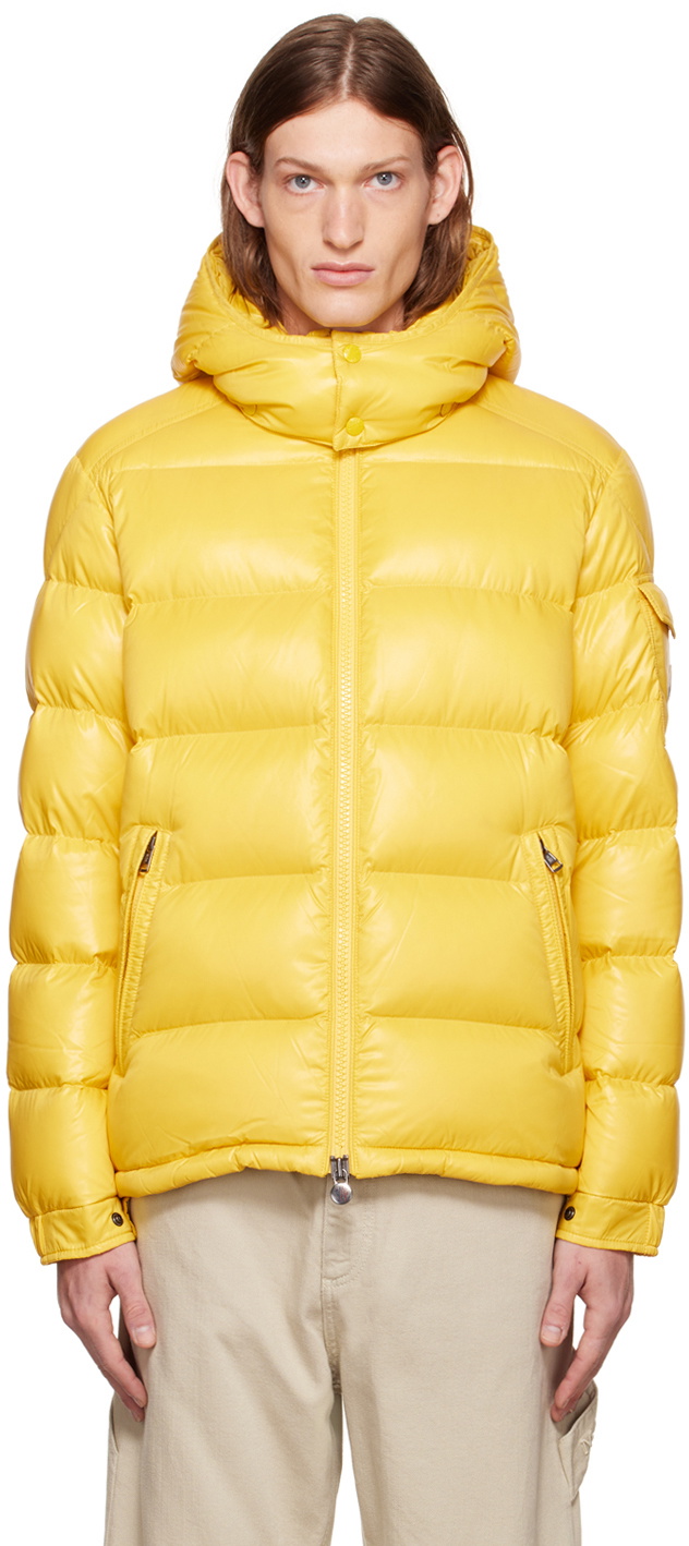 Moncler Yellow Maya Down Jacket Moncler