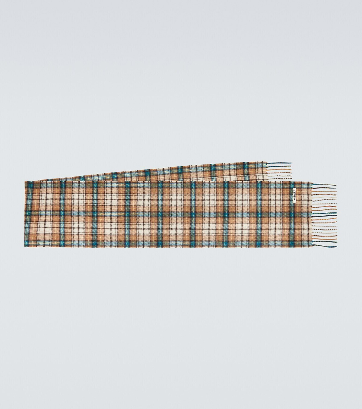 Auralee Checked cashmere scarf Auralee