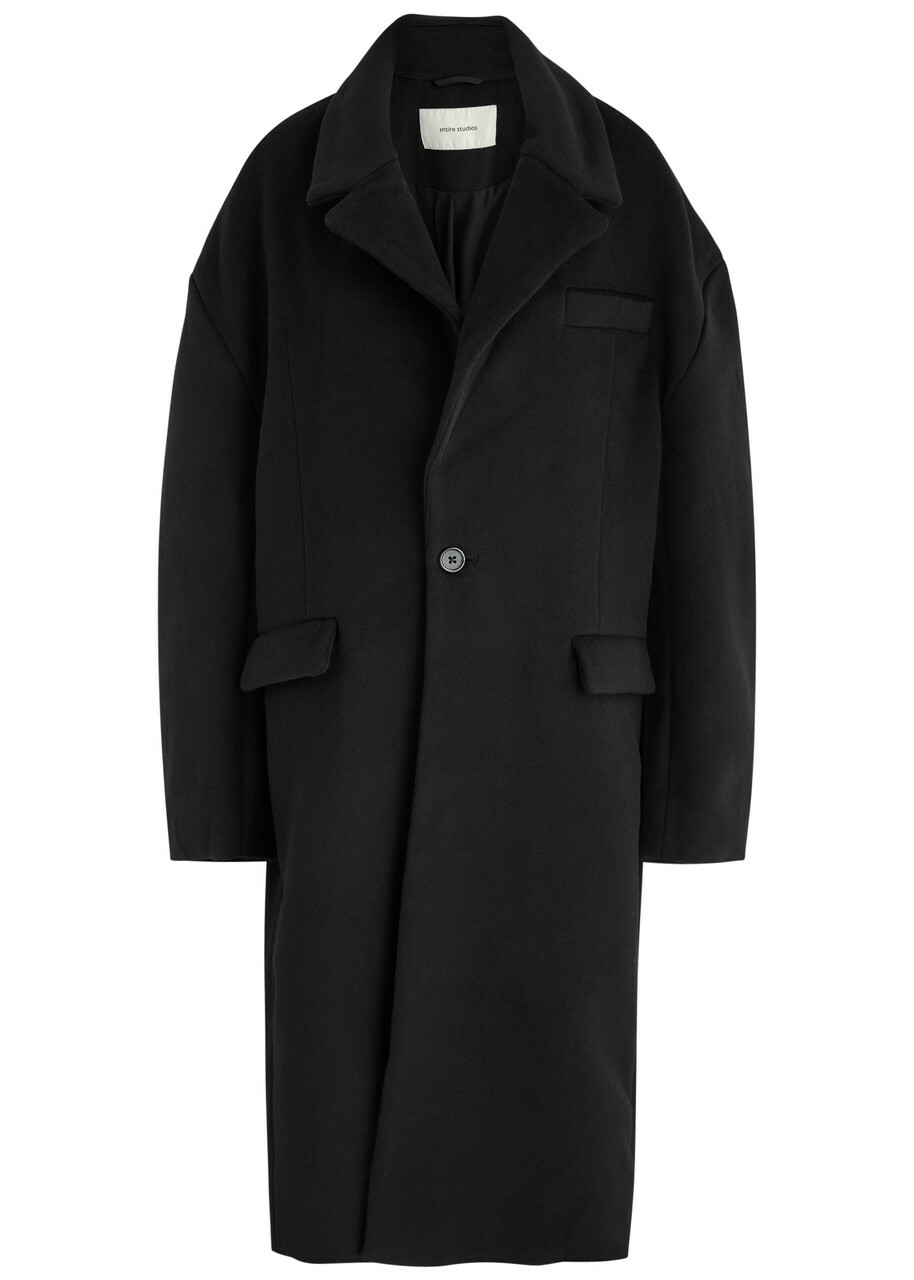 Entire Studios Basilica Wool-blend Coat Black Entire Studios