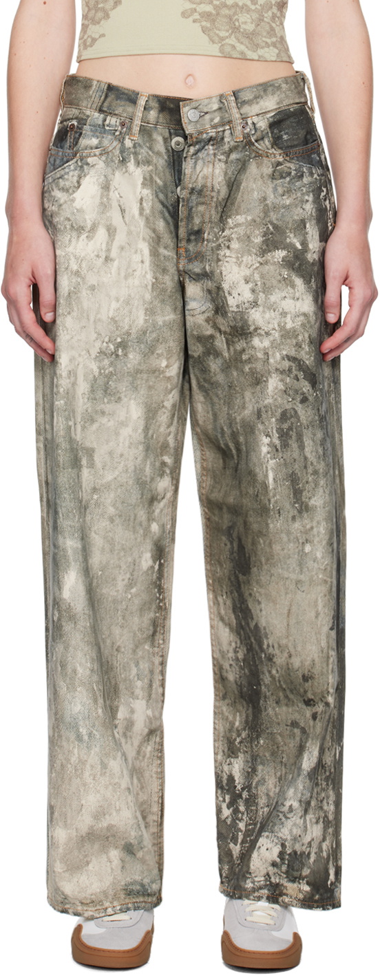 Acne Studios Gray 1981M Fn Loose Fit Jeans Acne Studios