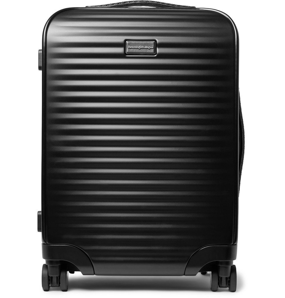 Ermenegildo Zegna - Leather-Trimmed Polycarbonate Carry-On